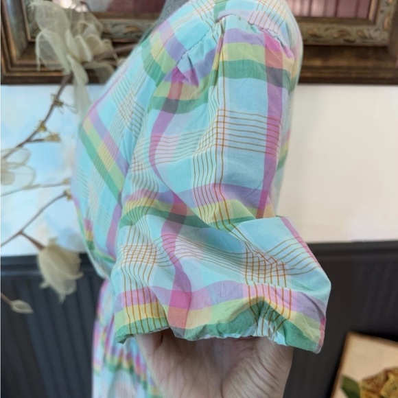 NWT - Crown & Ivy Multi-Plaid Dress (M) - Picture 4 of 10